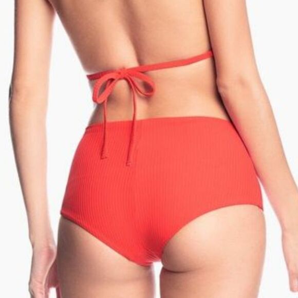 Maaji Women's Lil Grom Cayenne Red Bardot Reversible Full Bikini Bottom size sma - Picture 7 of 7